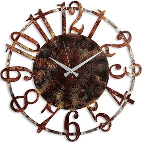 Ρολόι Τοίχου 891TNL2437 Φ48cm Rust Wallity Metal