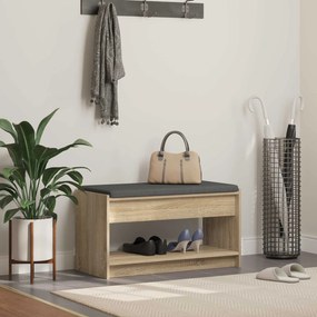 vidaXL Παγκάκι Χαλωρίου Δρύς Sonoma 83 x 38 x 45 εκ