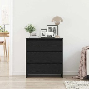 vidaXL Μπουφές Μαύρης Δρυός 70x41x75 εκ. από Τεχνητό Ξύλο