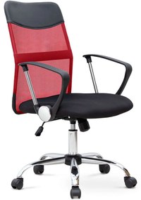 Καρέκλα Γραφείου Franco 0223110 59x57x95/105cm Red-Black