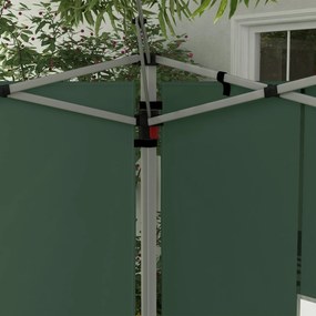 Σετ 2 πλαϊνά για κιόσκι 3x3/3x4 m, πλαϊνός τοίχος με παράθυρο, αδιάβροχο πράσινο