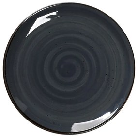 Πιάτο Ρηχό Πορσελάνης Terra Grey ESPIEL 26,5x2,5εκ. TLG101K6
