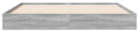 vidaXL Πλαίσιο Κρεβατιού Γκρι Sonoma 120x200 εκ. Επεξεργασμένο Ξύλο
