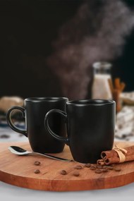 Stewehome Σετ 6 ματ κεραμικές κούπες με σύννεφο Λευκό