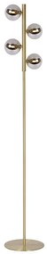 Φωτιστικό Επιδαπέδιο Lucide 45774-04-02 TYCHO Χρυσό Χρώμα (Gold Coloured)|Φυμέ (Smoke)