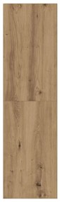 vidaXL Ντουλάπι τηλεόρασης Artisan Oak 30,5x30x110 cm Ξύλινη κατασκευή