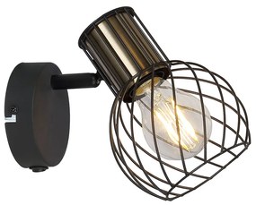 Απλίκα Globo Lighting Argusto 54013-1 Μαύρο