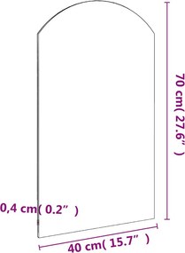 vidaXL Καθρέφτης 70 x 40 εκ. Γυάλινος