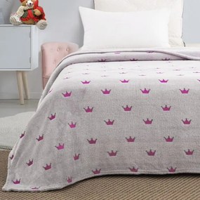 Beauty Home Κουβέρτα μονή φωσφορίζουσα Flash Art 6144 160x220 Γκρι