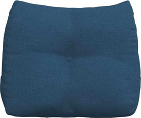vidaXL Μαξιλάρι Πλάτης Μπλε 60 x 24 x 50 εκ ύφασμα
