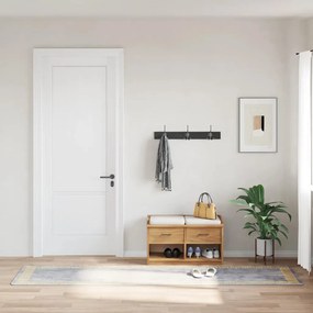 vidaXL Χαλί Πλενόμενο Γκρι 80 x 300 εκ.