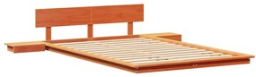 vidaXL Σκελετός Κρεβατιού Καφέ 120 x 190 cm ξύλο