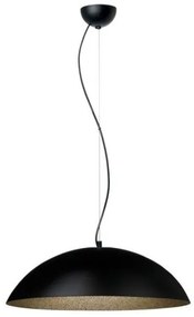 Κρεμαστό Φωτιστικό Οροφής Plexiglass 3xΕ27 Φ47 130-03/47 Arkolight-130-42-03/47-Μαύρο-Χρυσό 130-42-03/47