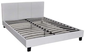 Κρεβάτι Wilton White E8054,1 213X169X89 cm Υπέρδιπλο Τεχνόδερμα