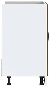 vidaXL Ντουλάπι βάσης νεροχύτη Porto Καφέ Δρυς 80x46x81,5 cm