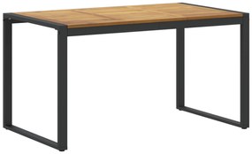 vidaXL Σετ Φαγητού 7 Τεμαχίων Solid Wood Acacia και Μετάλλου
