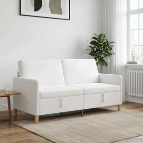 vidaXL Καναπές με Αποθήκευση Λευκό 172 x 78 x 87 εκ Πολυεστέρας
