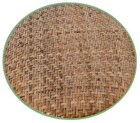 Σκαμπώ Bar VIENNA Καρυδί/Κάθισμα Rattan 36x36x71cm