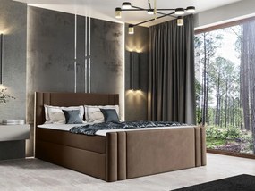 Επενδυμένο κρεβάτι Carmen-Kafe-120 x 200