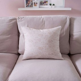 Μαξιλαροθήκη Διακοσμητική Amalfi 01 Ecru Teoran 45X45 45x45cm Cotton-Polyester