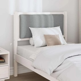 vidaXL Κεφαλάρι Άλλο Λευκό 80 cm Μασίφ ξύλο πεύκου