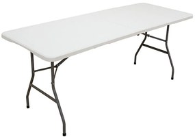 Τραπέζι Κέτερινγκ (Βαλίτσα) 41.0206 244x75x74cm White-Grey Zita Plus