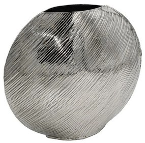 Μεταλλικό Διακοσμητικό Βάζο FL7795 Fylliana Ασημί 25x10x22 εκ. 25x10x22 εκ.