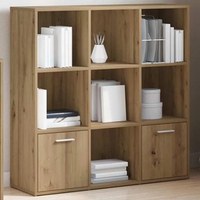 vidaXL Βιβλιοθήκη Artisan Δρυς 98x29x97,5 εκ. Επεξεργασμένο Ξύλο