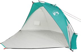 vidaXL Σκηνή Παραλίας Πράσινο Θάλασσας 268x223x125εκ. Πολυεστέρας 185T