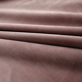 Κουρτίνα Συσκότισης με Γάντζους Ροζ Αντικέ 290x245 εκ. Βελούδο - Ροζ