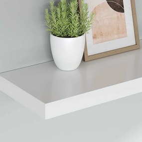vidaXL Ράφια Τοίχου 4 τεμ. Άσπρα 60x23,5x3,8 εκ. MDF