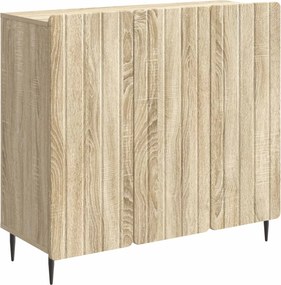 vidaXL Πλαϊνό γραφείο Sonoma Δρυς 89 x 34,5 x 82 εκ.