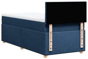 ΚΡΕΒΑΤΙ BOXSPRING ΜΕ ΣΤΡΩΜΑ ΜΠΛΕ 100 X 200 ΕΚ. ΥΦΑΣΜΑΤΙΝΟ 3286597