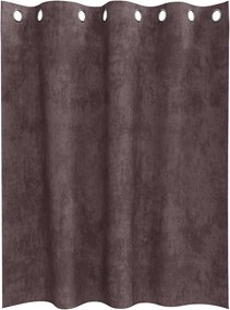 vidaXL Βελούδινες Κουρτίνες 2 pcs Καφέ 140 x 140 cm Βελούδο