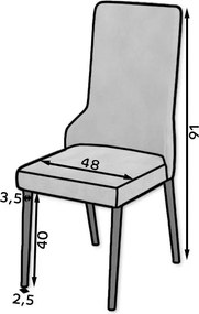 Καρέκλα Colossus 83