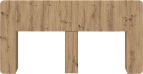vidaXL Κρεβάτι με Κεφαλάρι Artisan Δρυς 160 cm Επεξεργασμένο Ξύλο
