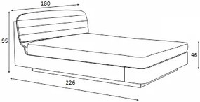 Σετ Κρεβατοκάμαρας ξύλινο S01160x200 DIOMMI 40-046