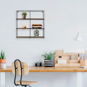 Wall Shelf Sunflower Black
Walnut