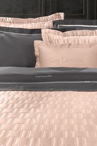 ΚΟΥΒΕΡΛΙ  BRICK OLD PINK 240X250   ΣΕΤ 3ΤΜΧ - Guy Laroche