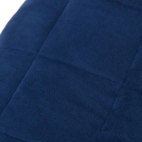 vidaXL Κουβέρτα Βαρύτητας Μπλε 140 x 200 εκ. 6 κ. Υφασμάτινη