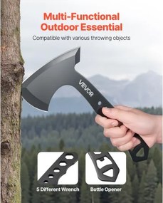 VEVOR Throwing Axes and Tomahawks 3Pack Axe Throwing Hatchet Set Stainless Steel