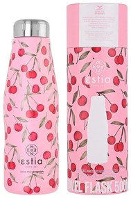 Estia 01-16647 Save the Aegean Μπουκάλι Θερμός 500ml, Cherry Rose