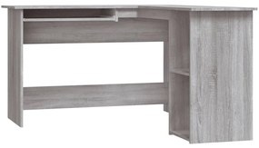 vidaXL Γραφείο Γωνιακό Γκρι Sonoma 120x140x75 εκ. Επεξεργασμένο Ξύλο