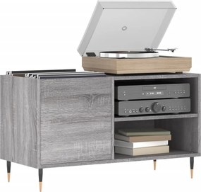 vidaXL Δισκοθήκη Γκρι Sonoma 85 x 38 x 48 εκ. από Επεξεργασμένο Ξύλο