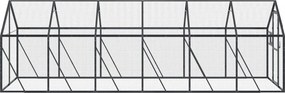 vidaXL Κλουβί Ανθρακί 1,79 x 6 x 1,85 μ. από Αλουμίνιο
