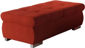 Πουφ Orkan plus-Kokkino - 120.00Χ60.00Χ39.00cm