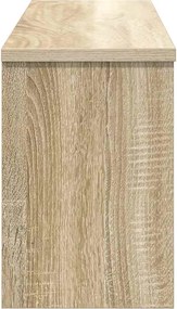vidaXL Τοίχου Κρεμάστρα Επιτοίχιο Δρύς Sonoma 80 x 20 x 30 cm