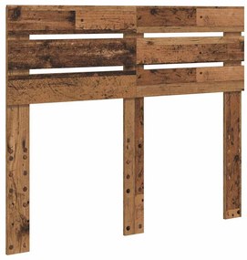 vidaXL Κεφαλάρι με κεφαλάρι Παλιό Ξύλο 135 cm Επεξεργασμένο ξύλο