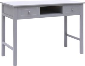 vidaXL Γραφείο Γκρι 110 x 45 x 76 εκ. Ξύλινο