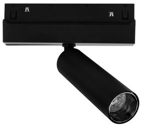 Σποτ Μαγνητικής Ράγας Μini HUBEM830B Φ3x11cm Led 800lm 8W 3000K Black Aca